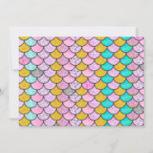 Carte De Remerciements Photo Mermaid Anniversaire (Dos)