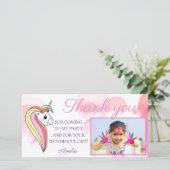 Carte De Remerciements Photo mignonne (Debout devant)