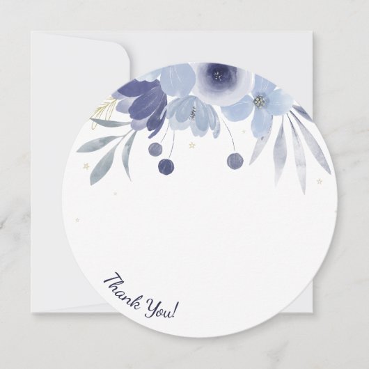 Carte de remerciements photo Niko Round (Devant)