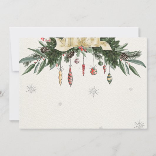 Carte de remerciements photo Nutcracker vintage (Dos)