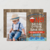 Carte de remerciements photo O-Fish-ally (Devant / Derrière)