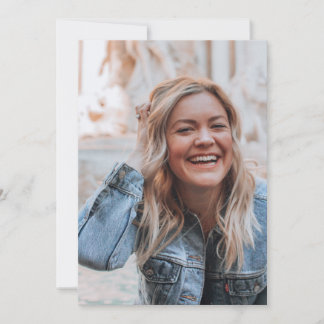 Carte De Remerciements Photo personnalisée