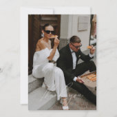 Carte de remerciements photo plat minimaliste à sc (Devant)