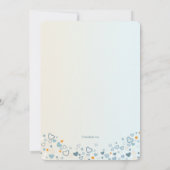 Carte de remerciements photo pour enfants funérair (Dos)