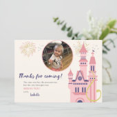 Carte de remerciements photo Rapunzel (Debout devant)