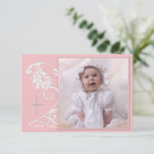 Carte de remerciements photo religieuse enchantée (Debout devant)