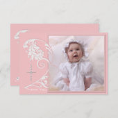 Carte de remerciements photo religieuse enchantée (Devant / Derrière)