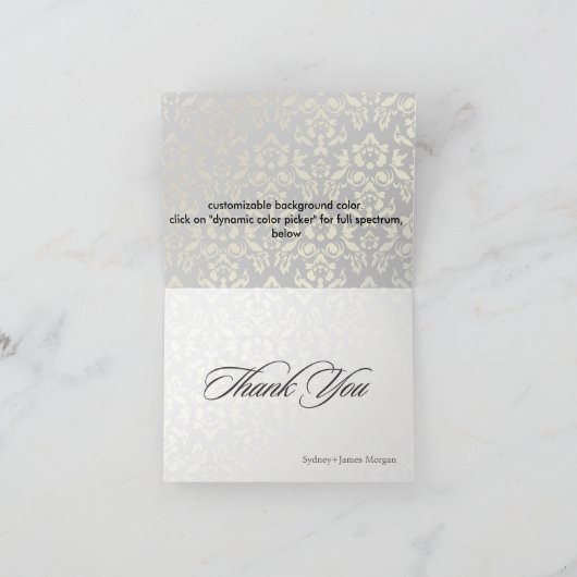 CARTE DE REMERCIEMENTS PHOTO REMERCIEMENTS / DIY (Intérieur)