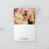 Carte De Remerciements Photo Remerciements Fleur de Rose Rustique dans un (Intérieur)