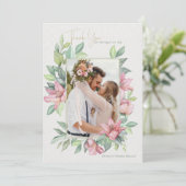 Carte de remerciements photo Rubrum Lilies (Debout devant)