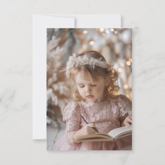 Carte De Remerciements Photo Safari Tropical Wild One Jungle Animaux (Dos)