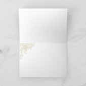 Carte de remerciements photo Shabby Chic Mariage (Intérieur)