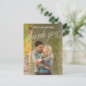 Carte de remerciements photo si gracieuse (Debout devant)