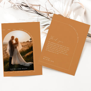 Carte de remerciements photo simple et moderne en 