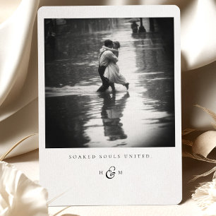 carte de remerciements photo "Soaked Souls United"