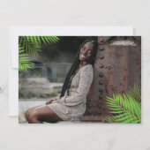 Carte de remerciements photo Tropical Luau 2 (Dos)