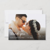 Carte de remerciements photo Whimsical Floral Mari (Devant)