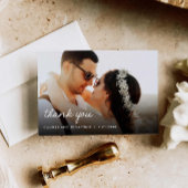 Carte de remerciements photo Whimsical Floral Mari