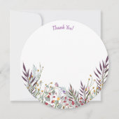 Carte de remerciements photo Yanna Round (Devant)