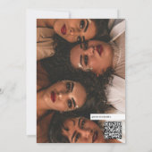 Carte De Remerciements Photos de couverture de magazine de fête d'anniver (Dos)