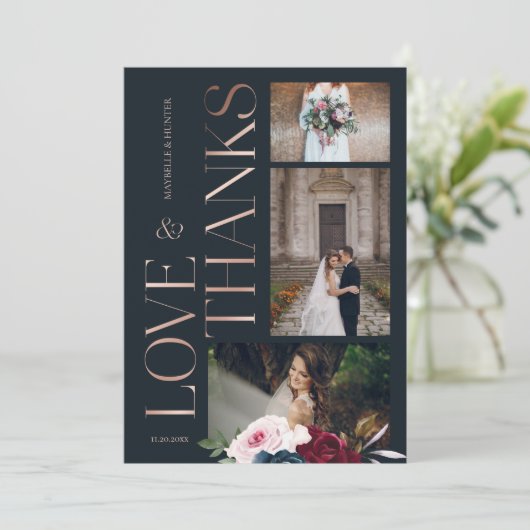 Carte De Remerciements Photos de Three (Debout devant)