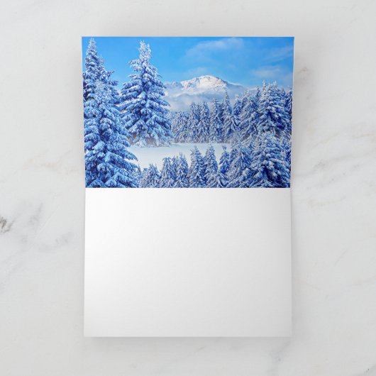 Carte De Remerciements Pic de Mountain Pikes (Intérieur)