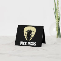 Pick Jesus Religious Musician Venin Idea Guitar