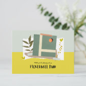 Carte De Remerciements Pickleball (Debout devant)