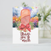 Carte De Remerciements Pickleball (Debout devant)