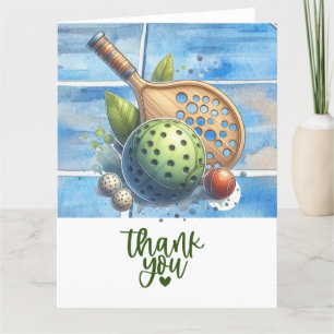 Carte De Remerciements Pickleball
