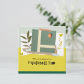Carte De Remerciements Pickleball (Debout devant)