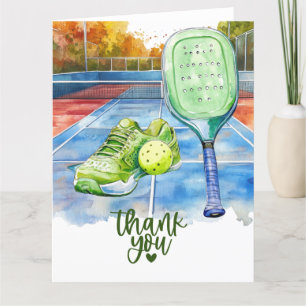 Carte De Remerciements Pickleball