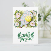 Carte De Remerciements Pickleball avec fleurs (Debout devant)
