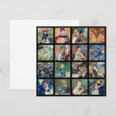 Carte De Remerciements Pierre-Auguste Renoir - Chefs-d'oeuvre Grille Coll (Devant / Derrière)