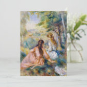 Carte De Remerciements Pierre-Auguste Renoir - Dans le pré (Debout devant)