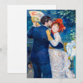 Carte De Remerciements Pierre-Auguste Renoir - Danse champêtre (Devant / Derrière)