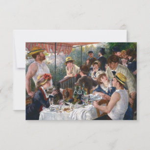 Carte De Remerciements Pierre-Auguste Renoir - Déjeuner de la fête nautiq