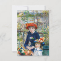 Pierre-Auguste Renoir - Deux soeurs sur la terrass