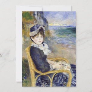 Carte De Remerciements Pierre-Auguste Renoir - En bord de mer