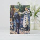 Carte De Remerciements Pierre-Auguste Renoir - La balançoire (Debout devant)