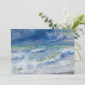 Carte De Remerciements Pierre-Auguste Renoir - La mer (Debout devant)