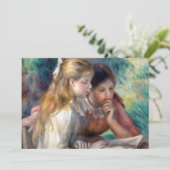 Carte De Remerciements Pierre-Auguste Renoir - Lecture (Debout devant)