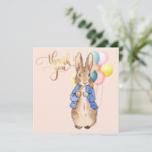 Carte De Remerciements Pierre le Lapin (Debout devant)