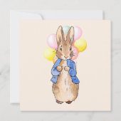 Carte De Remerciements Pierre le Lapin (Dos)