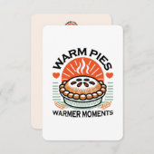 Carte De Remerciements Pies chaudes Moments plus chauds - Conception d'au (Devant / Derrière)