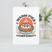 Carte De Remerciements Pies chaudes Moments plus chauds - Conception d'au (Debout devant)