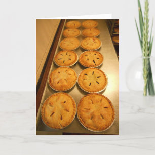 carte de remerciements "Pies cuites"