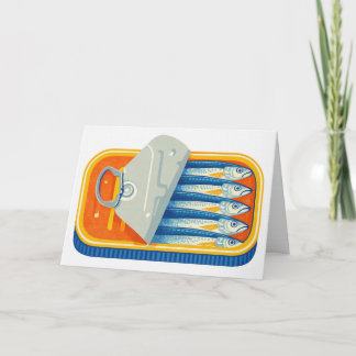 Carte De Remerciements Pilchards Design