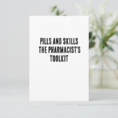 Carte De Remerciements Pilules et compétences - la boîte à outils du phar (Debout devant)