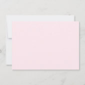 Carte De Remerciements Pink Bow Lucky One Birthday Flat Thank You Card (Dos)